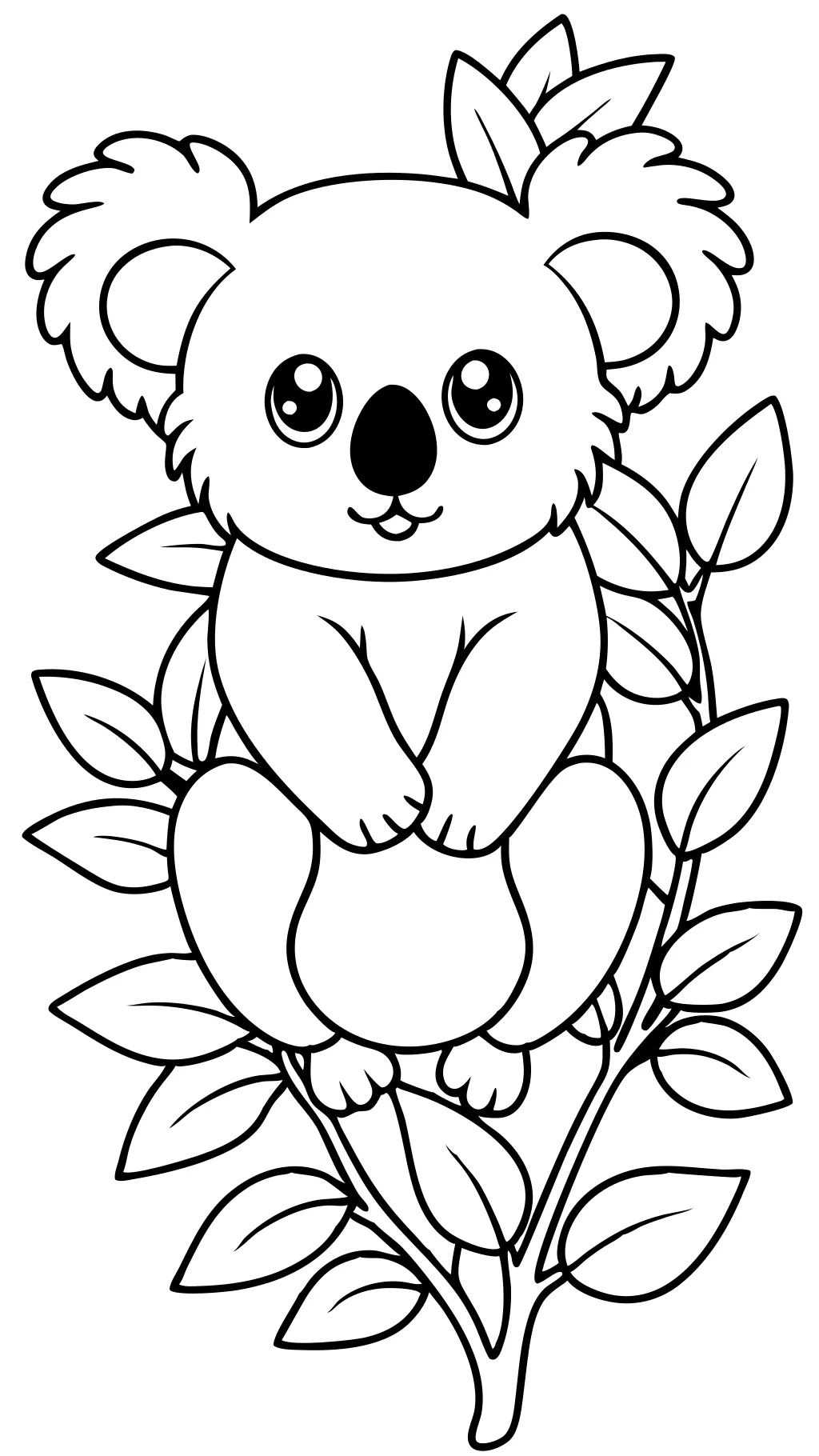 páginas para colorear koalas